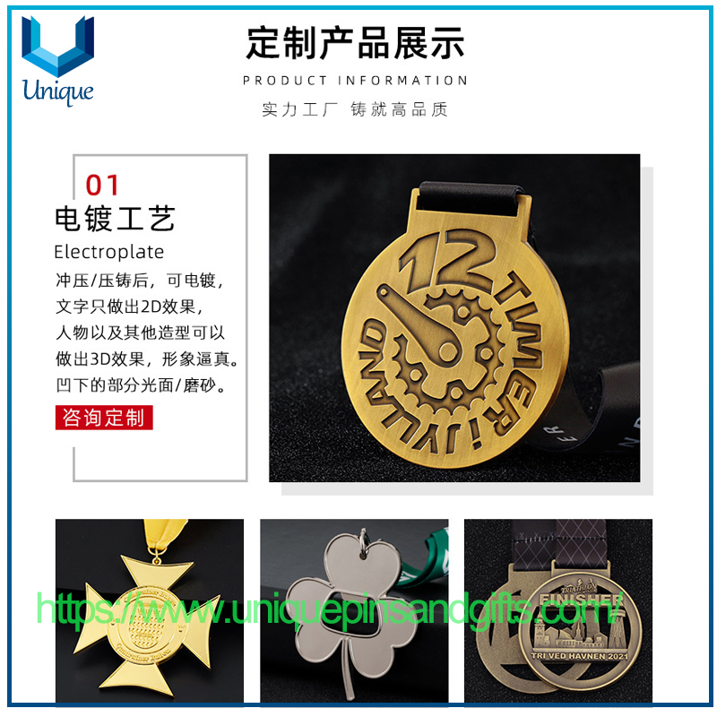 Zinc Alloy Color-printed Medal (6) Zinc Alloy Color-printed Medal (6)