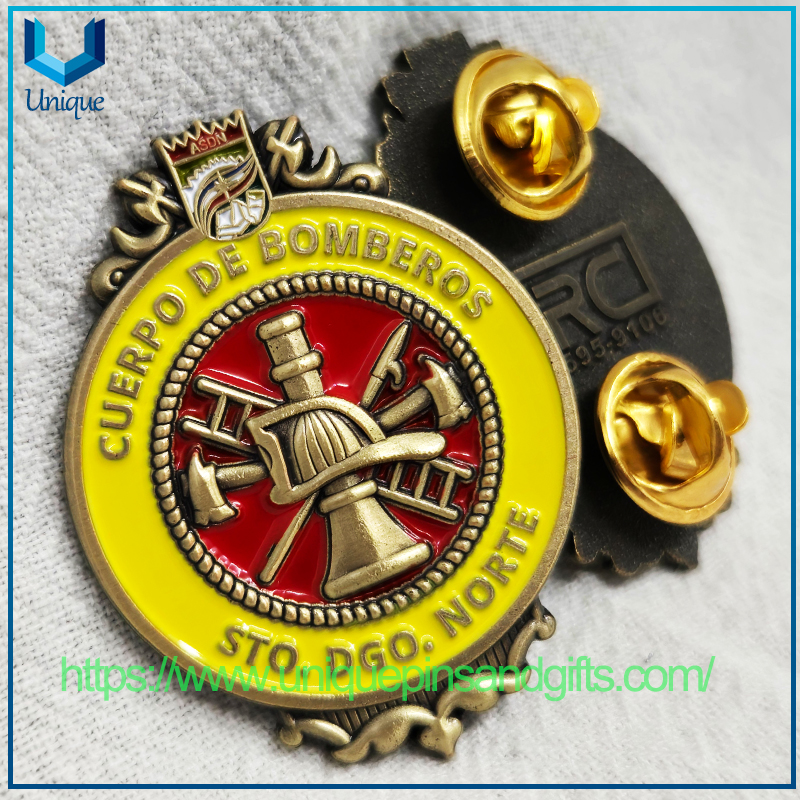 Customize Design Puerto Rico 3D Firefighter Metal Brooch Lapel Pin (6) Customize Design Puerto Rico 3D Firefighter Metal Brooch Lapel Pin (6)