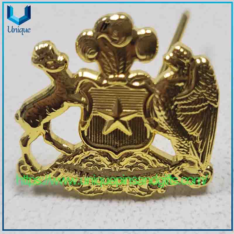 Metal Gold Plated Badge Brooch Lapel Pin Cuff-link (11) Metal Gold Plated Badge Brooch Lapel Pin Cuff-link (11)
