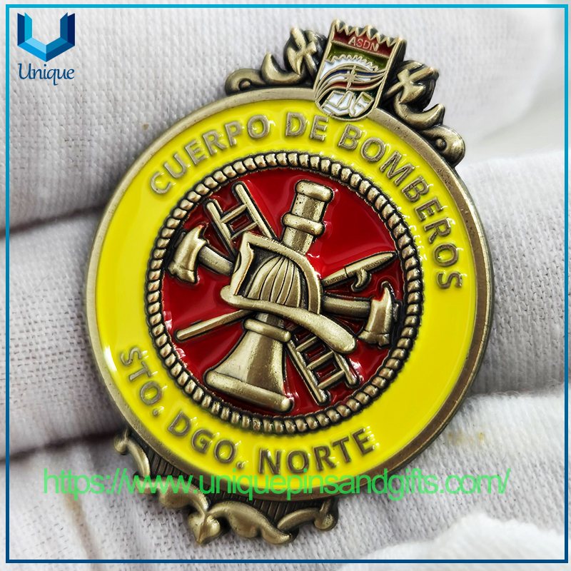 Customize Design Puerto Rico 3D Firefighter Metal Brooch Lapel Pin (3) Customize Design Puerto Rico 3D Firefighter Metal Brooch Lapel Pin (3)
