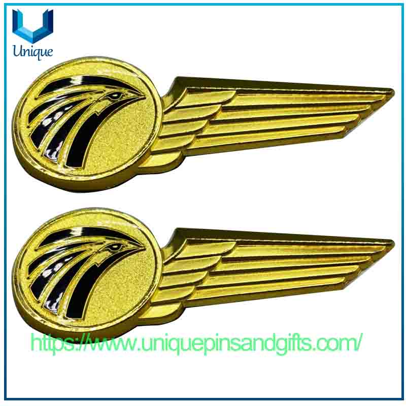 Gold Plating Badge Lapel Pin Brooch, Greek Air Force Pilot Badge (8) Gold Plating Badge Lapel Pin Brooch, Greek Air Force Pilot Badge (8)
