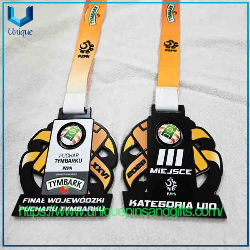 Custom Polish PZPN Sports Event Metal Medals with Ribbon (7) Custom Polish PZPN Sports Event Metal Medals with Ribbon (7)