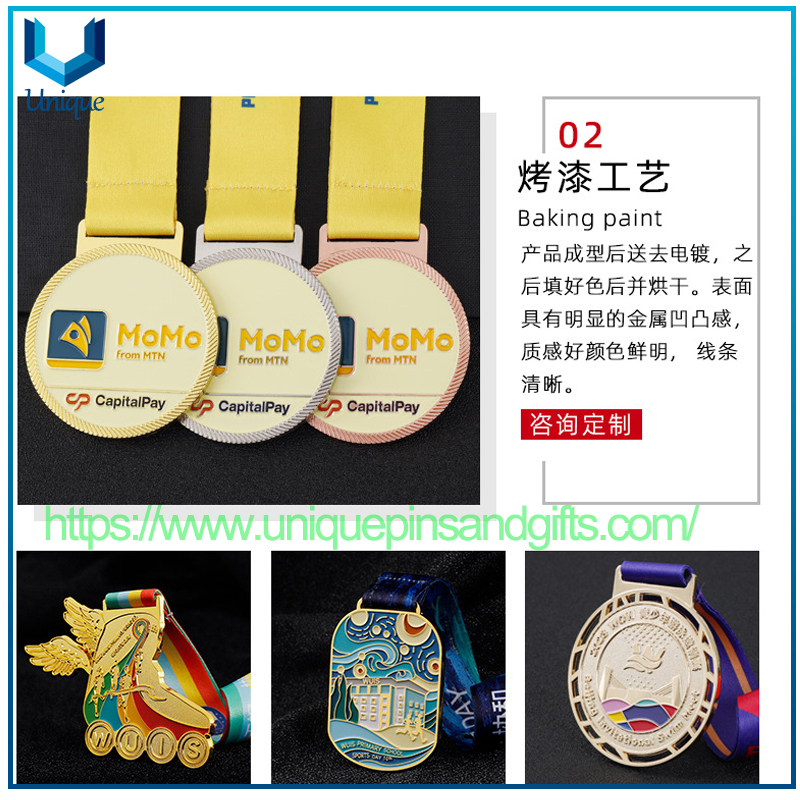 Zinc Alloy Color-printed Medal (8) Zinc Alloy Color-printed Medal (8)
