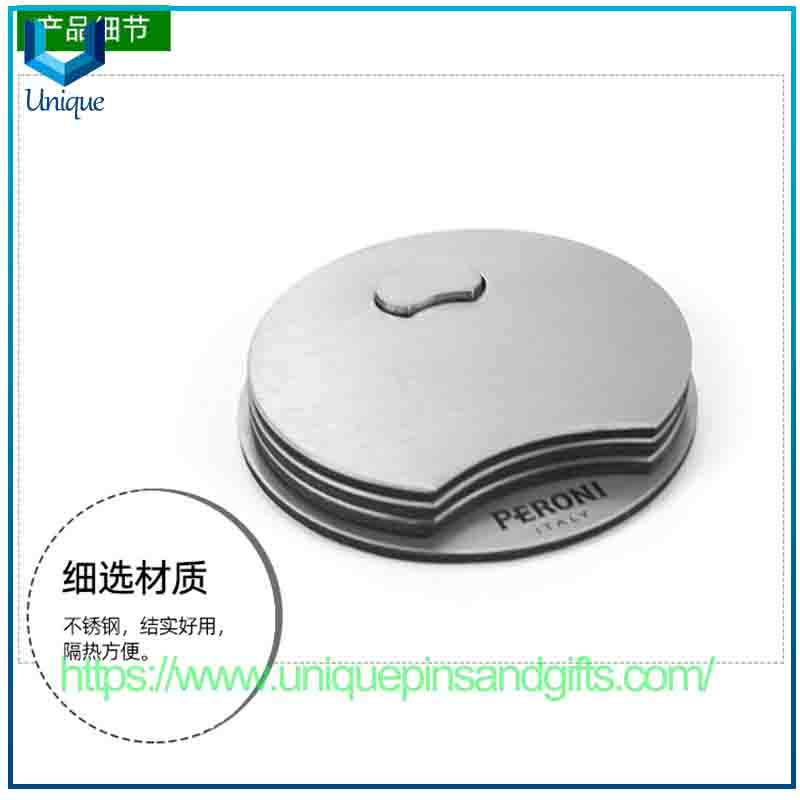 Creative Stainless Steel Coasters (7) Creative Stainless Steel Coasters (7)