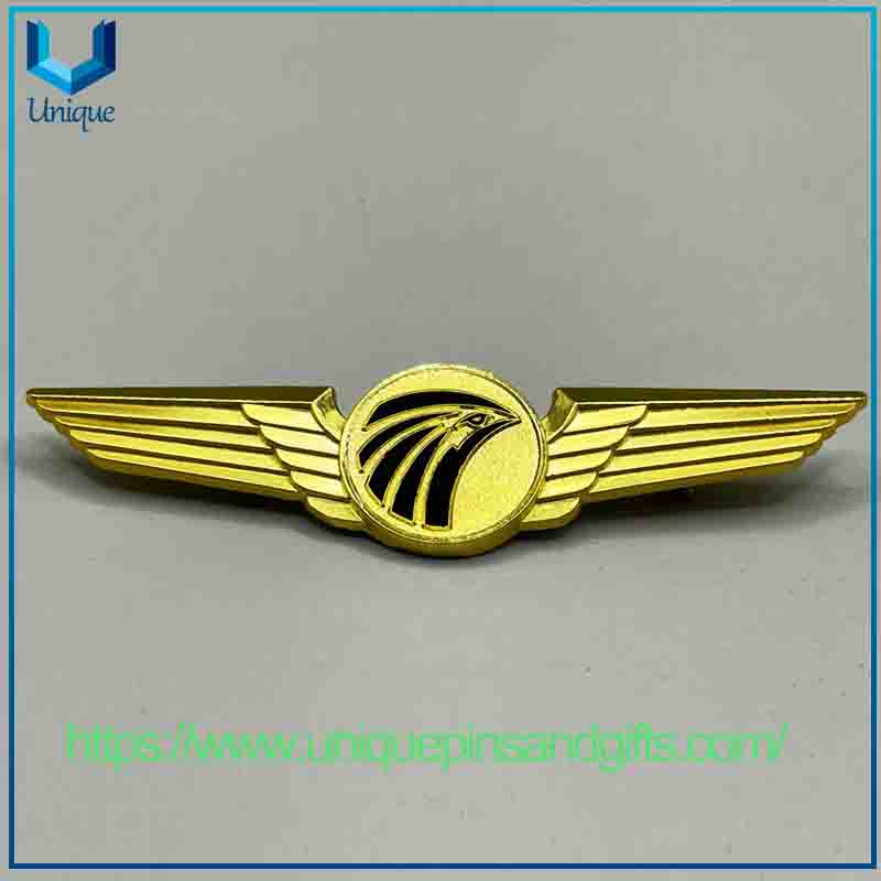 Gold Plating Badge Lapel Pin Brooch, Greek Air Force Pilot Badge (5) Gold Plating Badge Lapel Pin Brooch, Greek Air Force Pilot Badge (5)