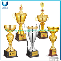 Available stock Metal Trophy in gold, silver, Copper with Engraving Logo,Award Medal Trophy Cups