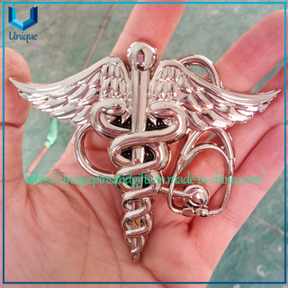 Customize Metal Crafts 3.5" height USA Navy Military HM RANKS Medal Coin, 3D two tone plating Commemorative Coin