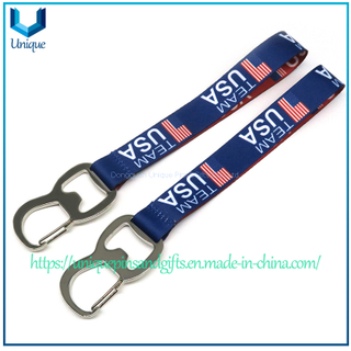 Custom American Flag Printed Lanyards with Bottle Opener And Long Or Short Straps