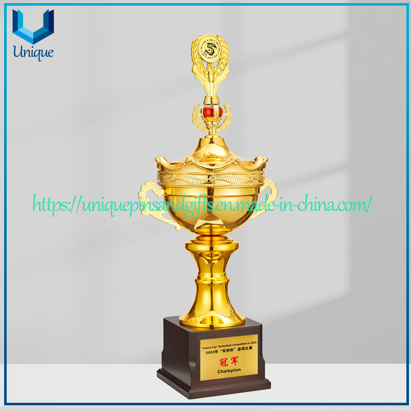  Custom Oversized Metal Trophy - Gold, Silver, Copper for Sports Like Basketball, Football, Volleyball Cups For School Competitions & Games High Quality Souvenirs