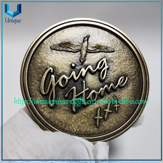 Custom Memorial Grave Plaques, 11cm diameter 3D engraving Outdoor Metal Grave Memorial Plaque Marker in Bronze