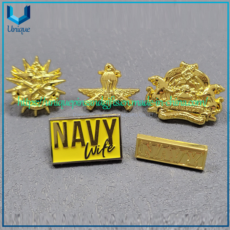 Custom 3D gold High Quality bronze Award Medal Badge,Ecuador World Anti-Drug Council Metal Elbme Lapel Pin