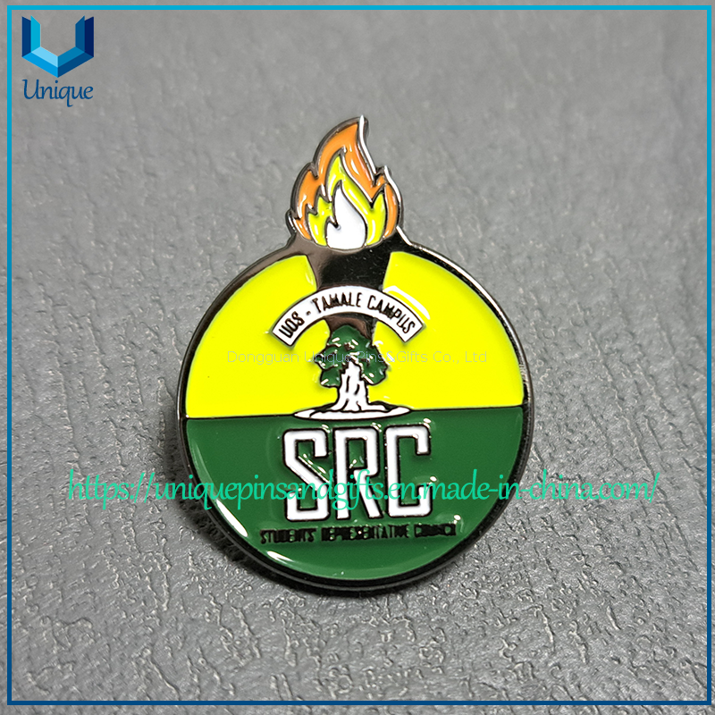 Customize Design Logo SRC University School Metal Brooch Lapel Pin