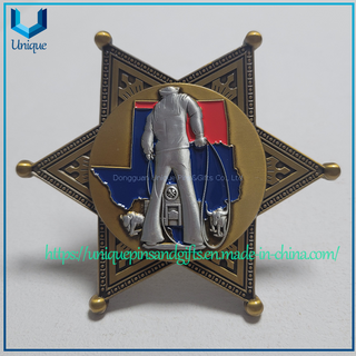  3D Soldier American Custom 3 Layers Rotatable Coin, Two Tone 3D Eagle Spinning Medal Navy Award Honor Souvenir Coin