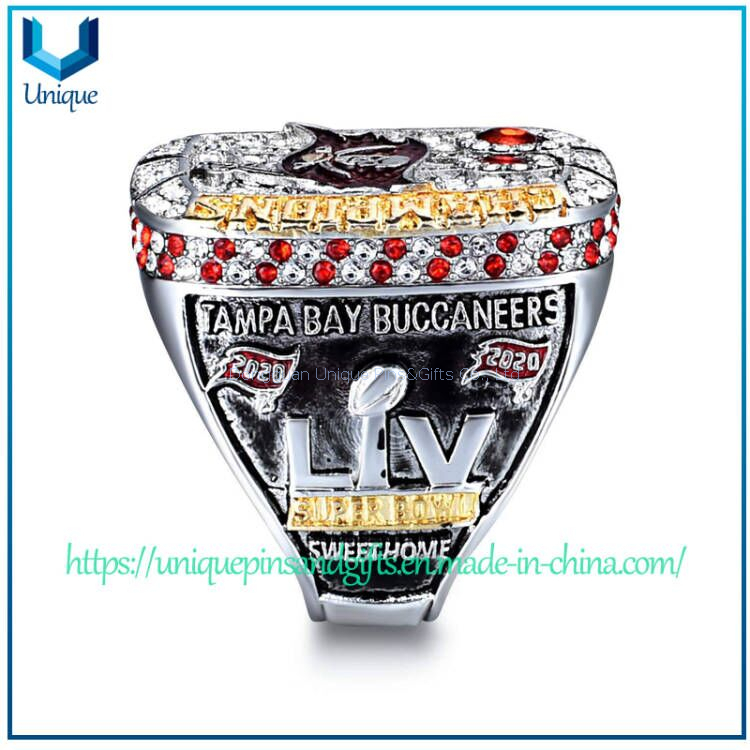 Custom Military Ring, Die Casted Zinc Alloy Champion Ring, Rhystone Crystal Decorated Metal Ring