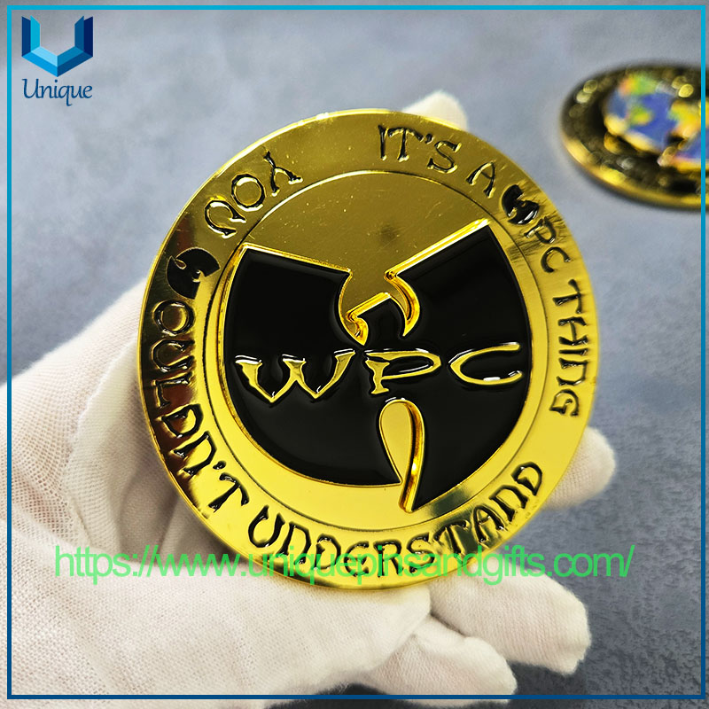 3D Zinc Alloy Challenge Coin Metal WPC Commemorate Coin Spinner Coin (8)