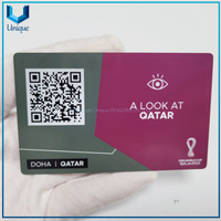 Cutsom Metal card with QR code printing，Custom card