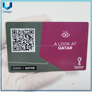 Cutsom Metal card with QR code printing，Custom card