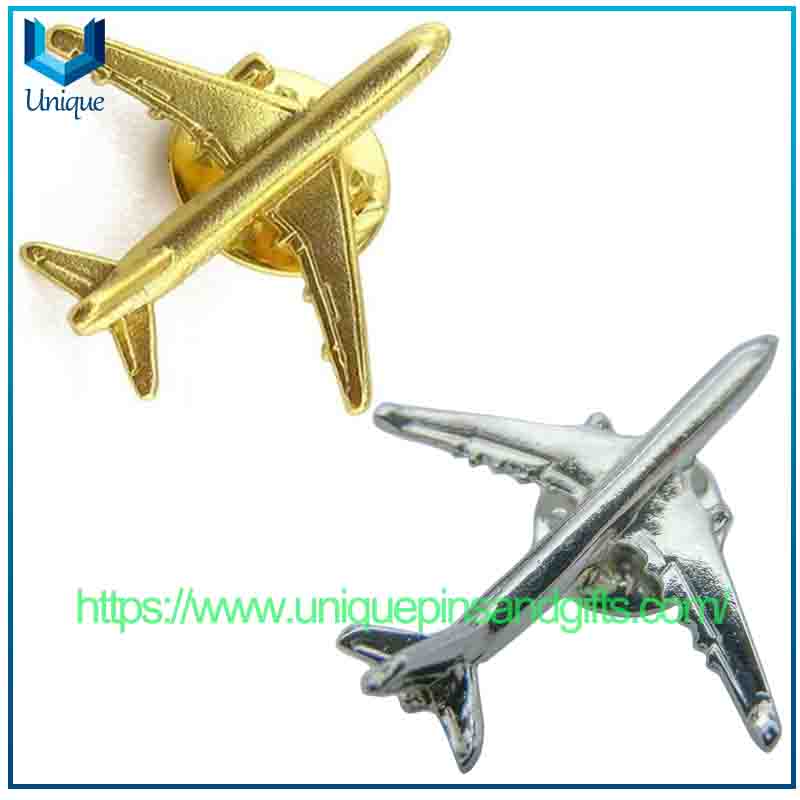 Metal 3D Boeing 787 Aircraft Retro Unique Simple Elegant Badges, Bags Accessories