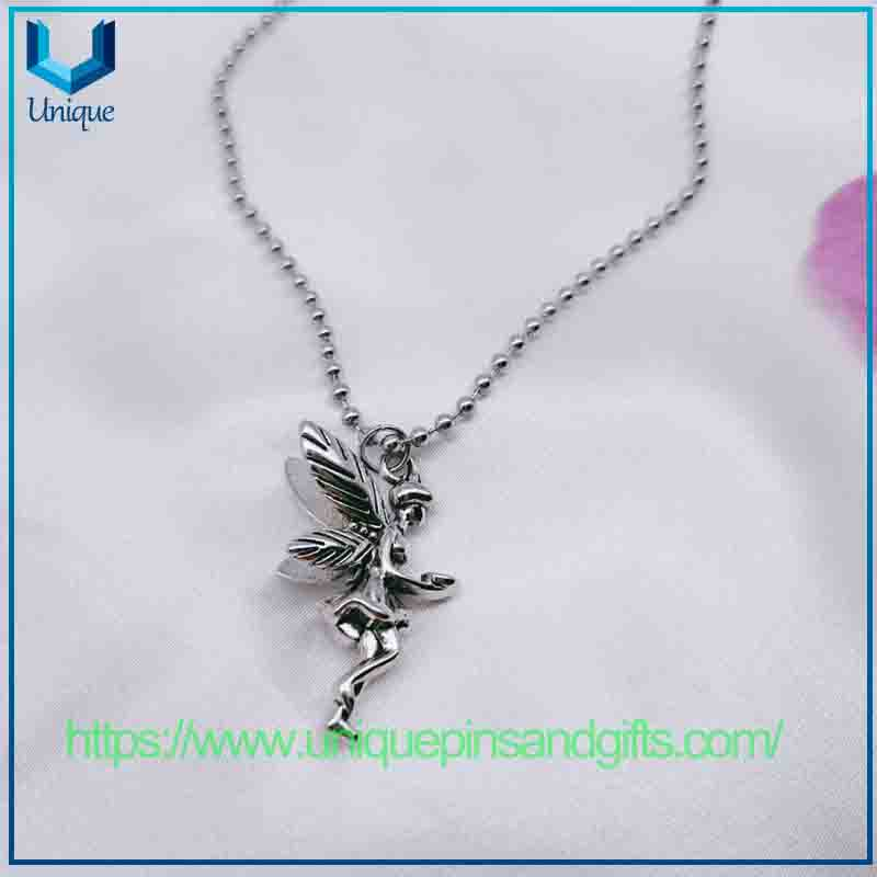 Custom Flower Fairy Titanium Steel Necklace Collar Chain Korean-style Fashion Sweater Chain Versatile Unique Girl's Ins Necklace