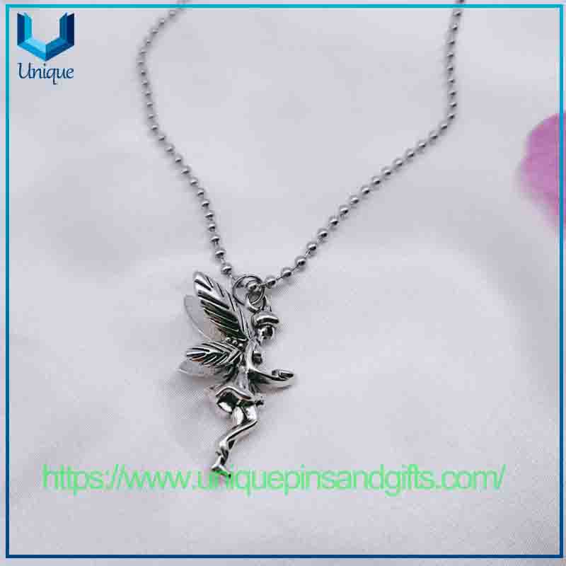 Custom Flower Fairy Titanium Steel Necklace Collar Chain Korean-style Fashion Sweater Chain Versatile Unique Girl's Ins Necklace