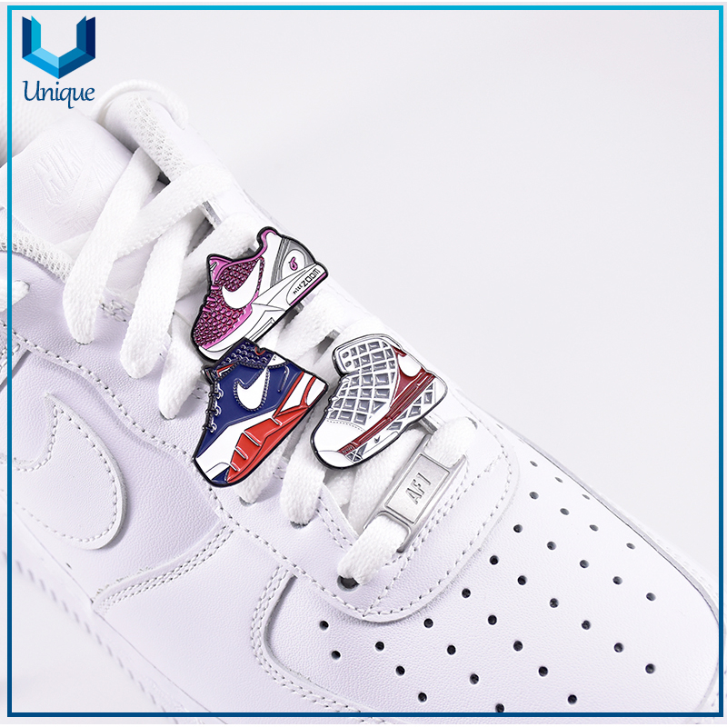 Customize Fashion Shoe Pin, NFC Sneakers Lapel Pin, Enamel Metal Emblem for Promotional Gift