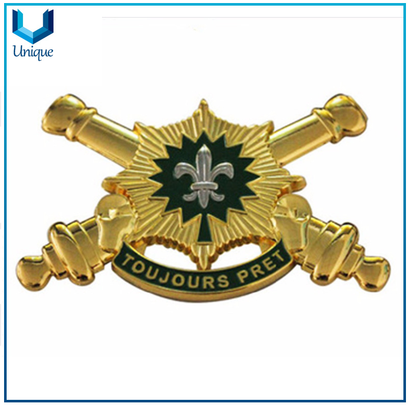 24K Gold Plating Medal Badge, Honor Souvenir Coin Badge, Association Metal Badge, High Quality Souvenir Medal Badge