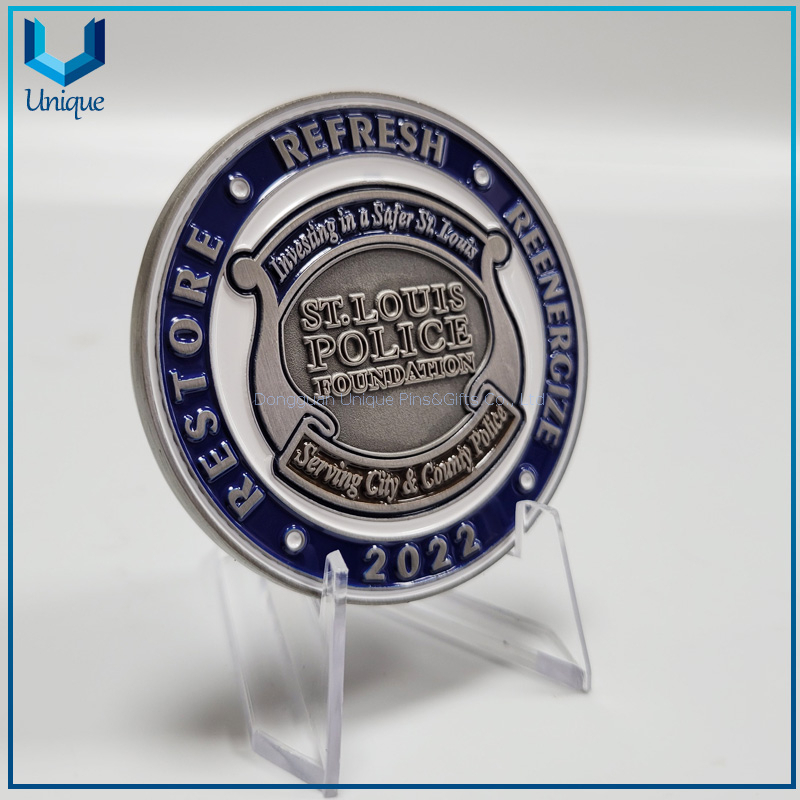 Die cast zinc alloy commemorative coin 
