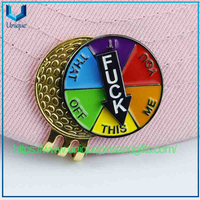 New Creative Rotatable Arrow Magnetic Golf Ball Marker Golf Gift Accessory Luckys Wheel Golf Ball Marker