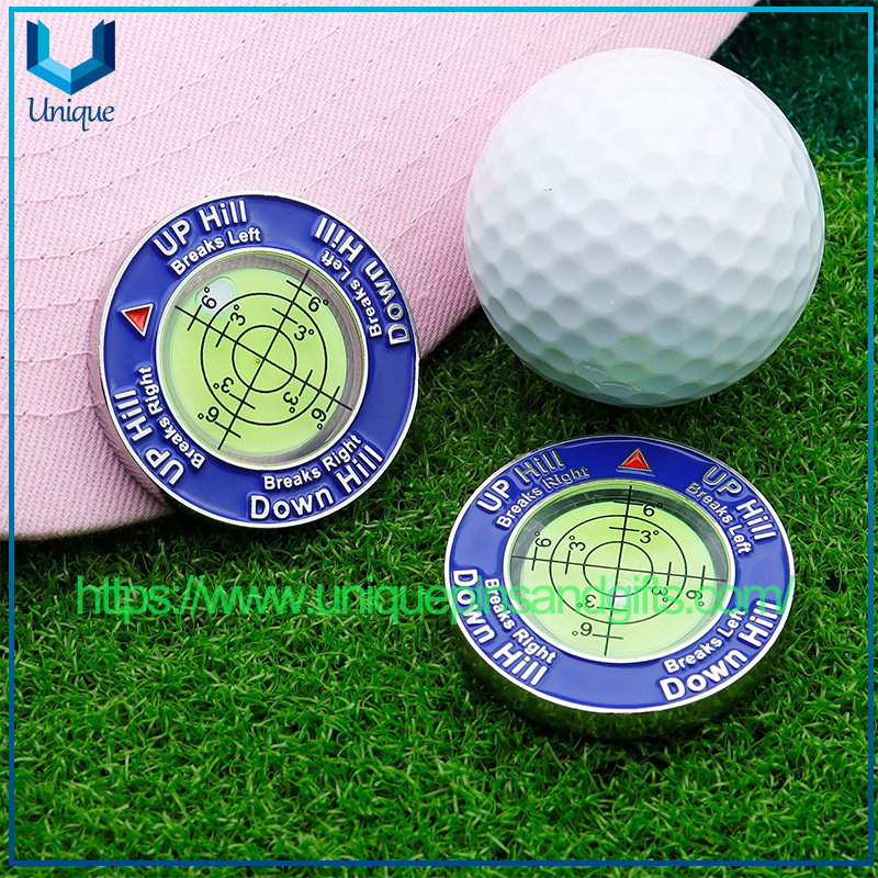 New Model Putting Green Slope Reader Level Instrument Ball Position Marker Golf Products Double-sided Ball Marker