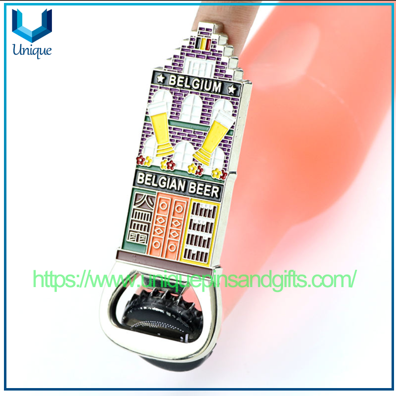 Custom Design Belgium Brussels Tourist Souvenirs 3D Metal Fridge Magnets