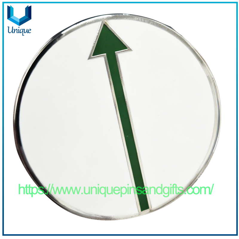 Custom Logo Metal Golf Ball Marker & Flexi Clip Golf Accessories