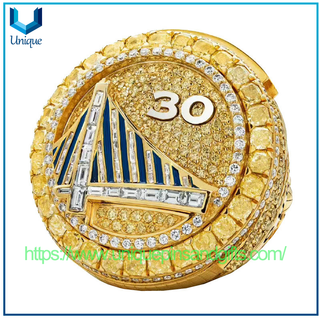 Customize Championship Finger Ring Flip-open Rotating Bulls Sports Souvenir Gift Championship Finger Ring