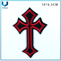Custom Embroidery Patch for Clothes, Stick on Embroidery Badge for Garment Accessories, Full Embroidery Logo 
