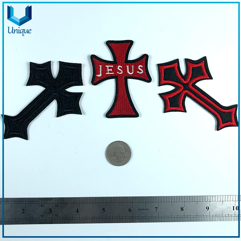 Custom Embroidery Patch for Clothes, Stick on Embroidery Badge for Garment Accessories, Full Embroidery Logo 