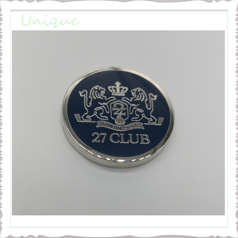 Customize Metal Crafts Factory, Golf Accesories Gifts, Hard Enamel Magnet Golf Ballmarker for Cap Cliip, Divot Tool