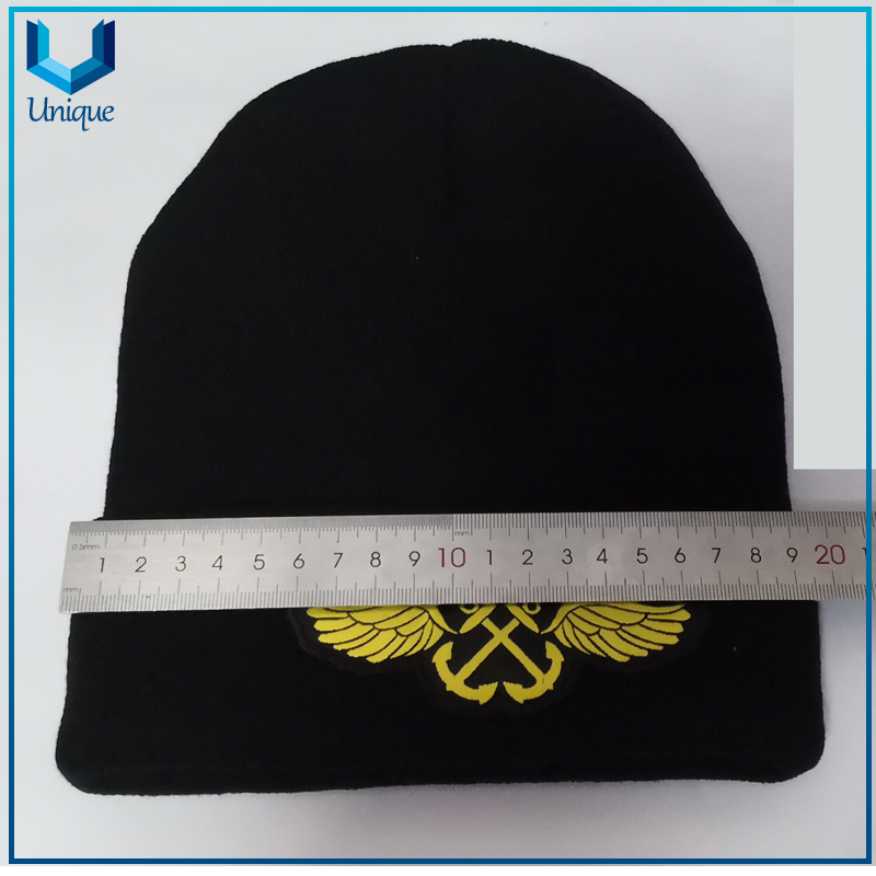 Wooly Hat, Warm Hat with Customize Embroidered Logo Patch, Fashion Winter Warm Wooly Hats in Multiple color