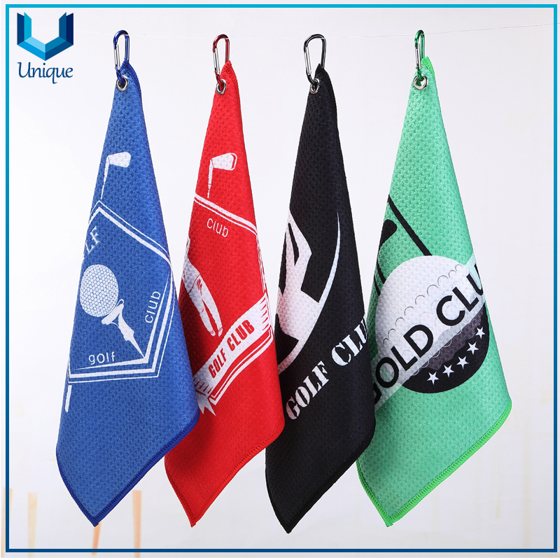 Golf Towel in Microfiber with printing logo