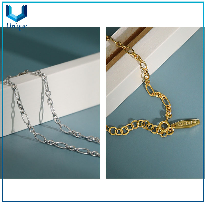 Wholesale Fashion Jewelry 16-18-24 inch Snake Chain 925 Sterling Silver Necklace Chain Adjustable necklace gold Silver chain 