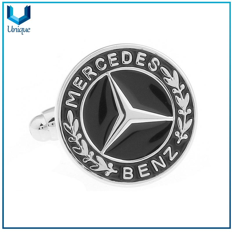 Customize Gpld Cufflink, Singapore 3D Cufflink in 25mm diameter, Military Shirt Cufflink for Garment Accessories