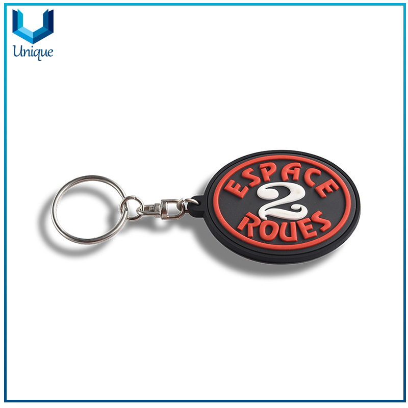 Fashion Creative Water Drop Rubber PVC Keychain, Customize UAE Silicone Keychain with Company Logo for Souvenir Gifts