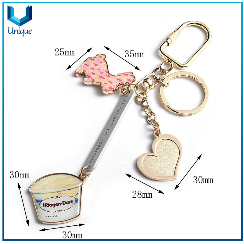 Custom Fancy Design Keychain, Metal Fashion Keychain with Personalized Design for Souvenir Promotional gifts