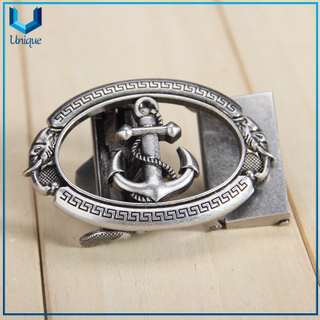 Factory Wholesale Metal Crafts, Customize 3D Zinc Alloy Leather Belt Buckle, Fashion Cutout Metal Buckle