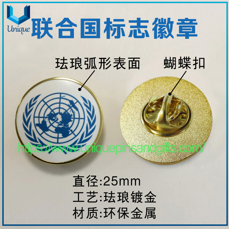 UN Logo Lapel pin (10)