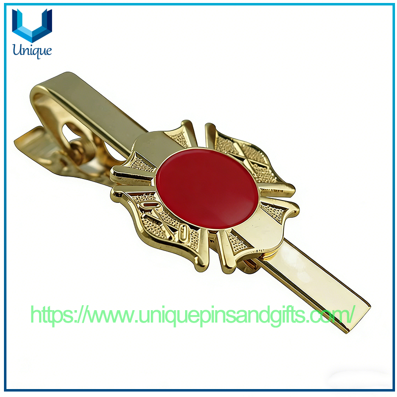 Customized Metal Tie Clips Brooch Badges Professional Tie Clips Clothing Metal Accessories with Personalized Custom Enterprise Logo