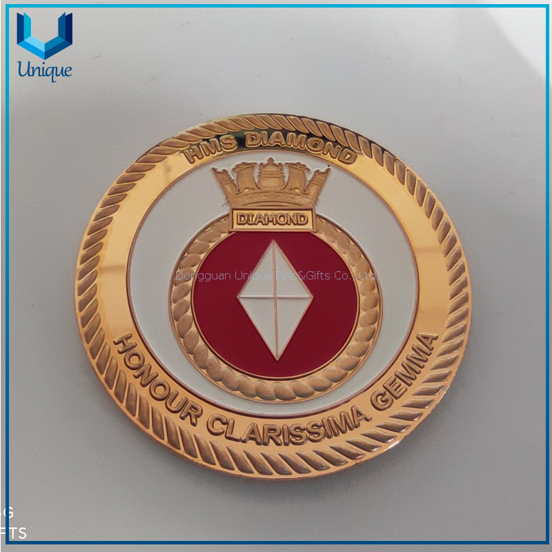 China Mirror Like Gold Coins, Cheap Price Cartoon Gold Coin