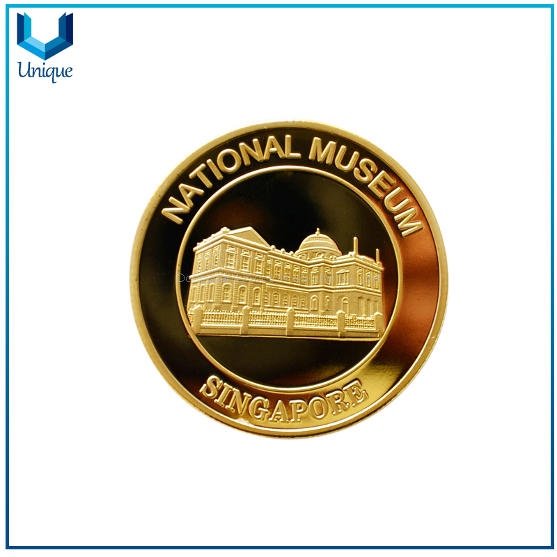 Gold And Silver Plated Mirror Like Round Shape Silver Mirror Coins 