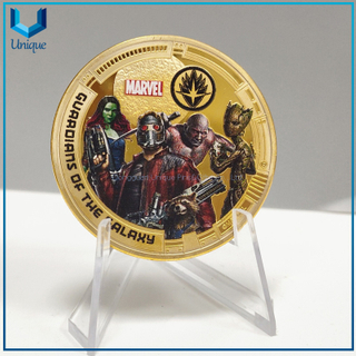 Wholesale Custom Design High Quality Round Shape Gold Challenge Coin