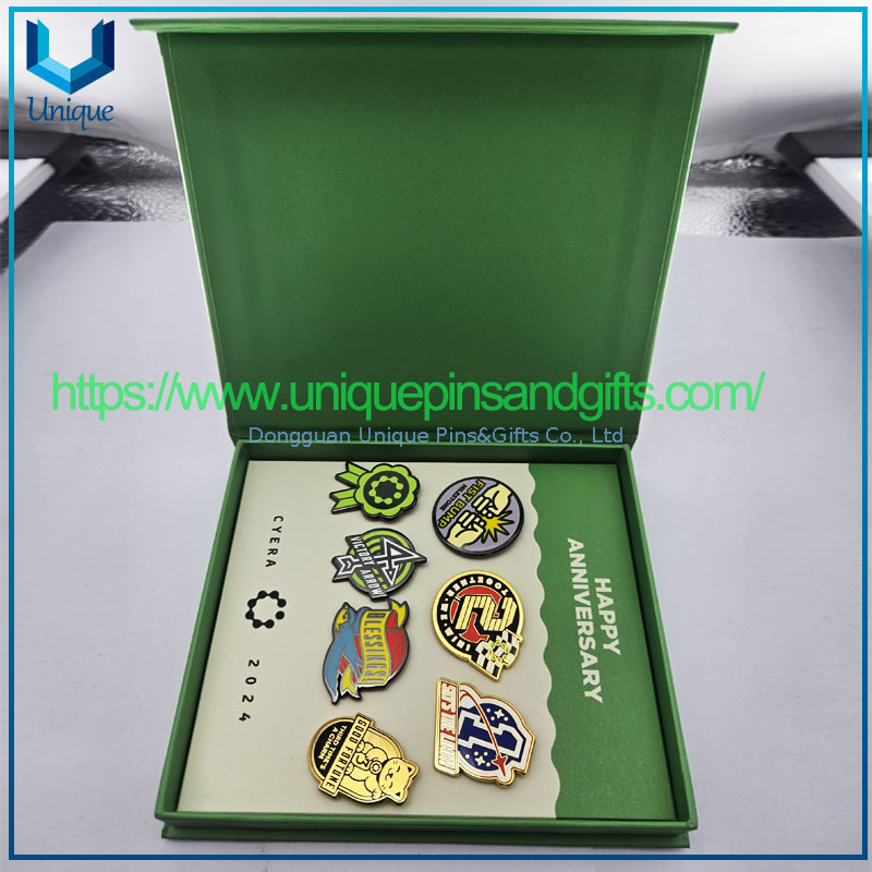 Custom Best Promotional Gifts Israel Souvenir Gift Metal Brooch Lapel pin with gift box for packing (6)