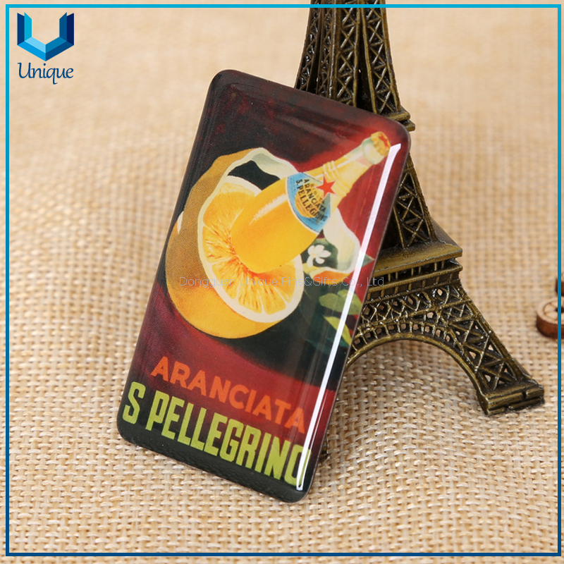 Custom Design Printing Fridge Manget with Epoxy, Cheap Best Promotional Gift Refrigerator Magnet Sticker