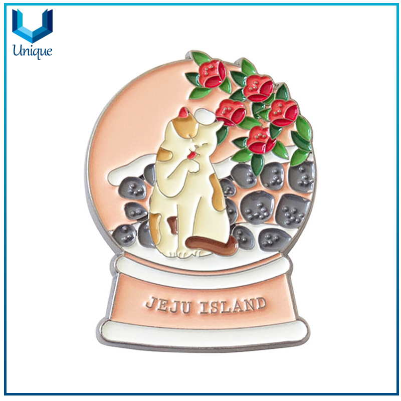 Custom cute 3d cartoon animal fridge magnets for tourism souvenirs